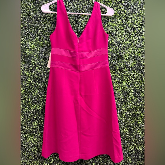 NWT Amanda Smith Petite Fushia Dress - Picture 3 of 4